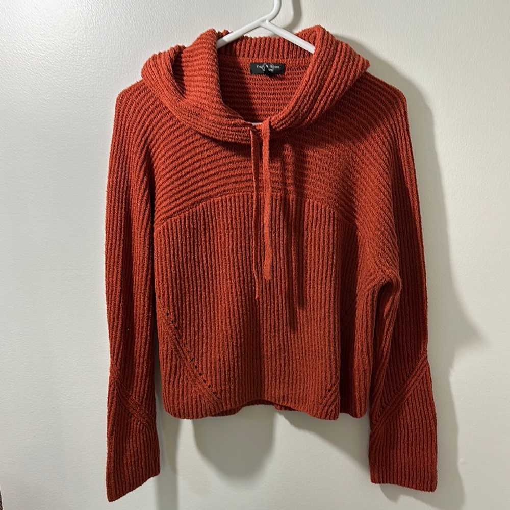 Rag and Bone Sunny Textured Cotton Hoodie Size XS